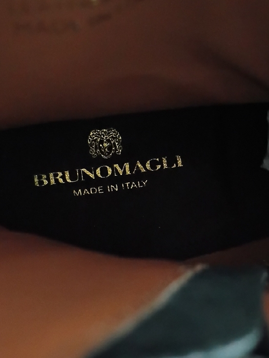 Bruno Magli Angiolini Black Leather Chukka Boots with Buckle Strap 11.5